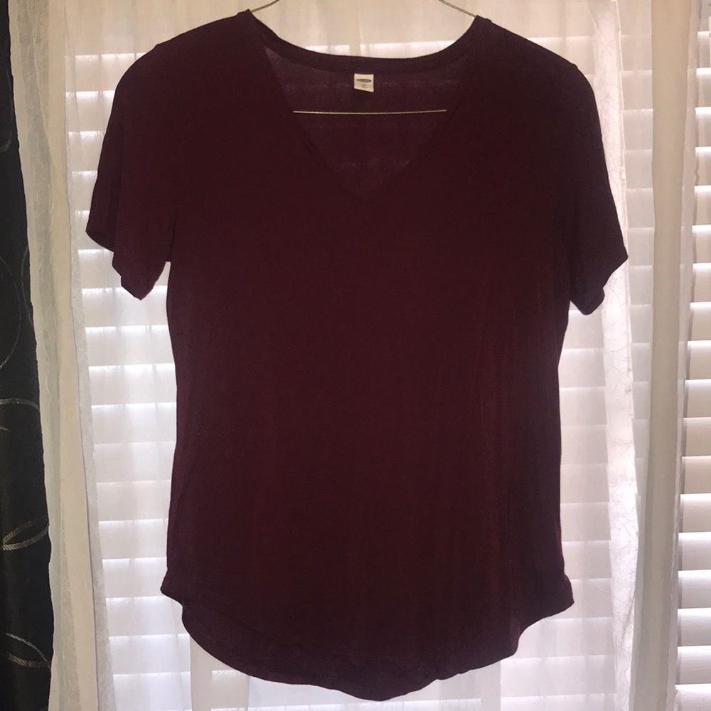 Maroon Relaxed T-Shirt